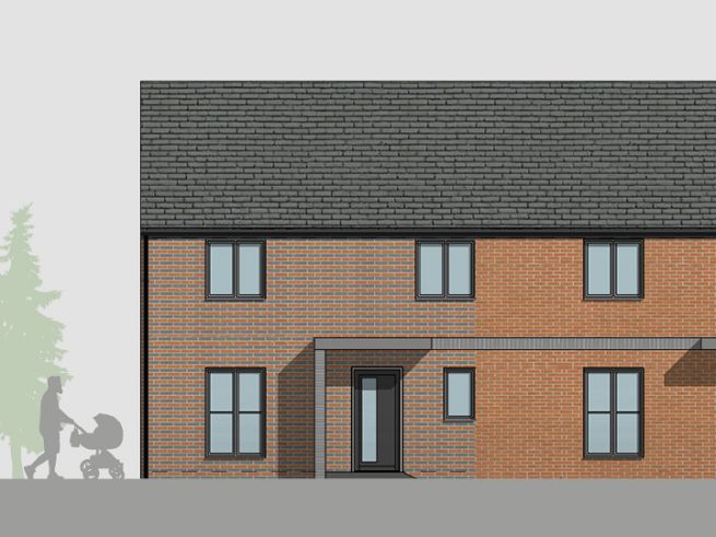 2 bedroom house - artist's  impression subject to change